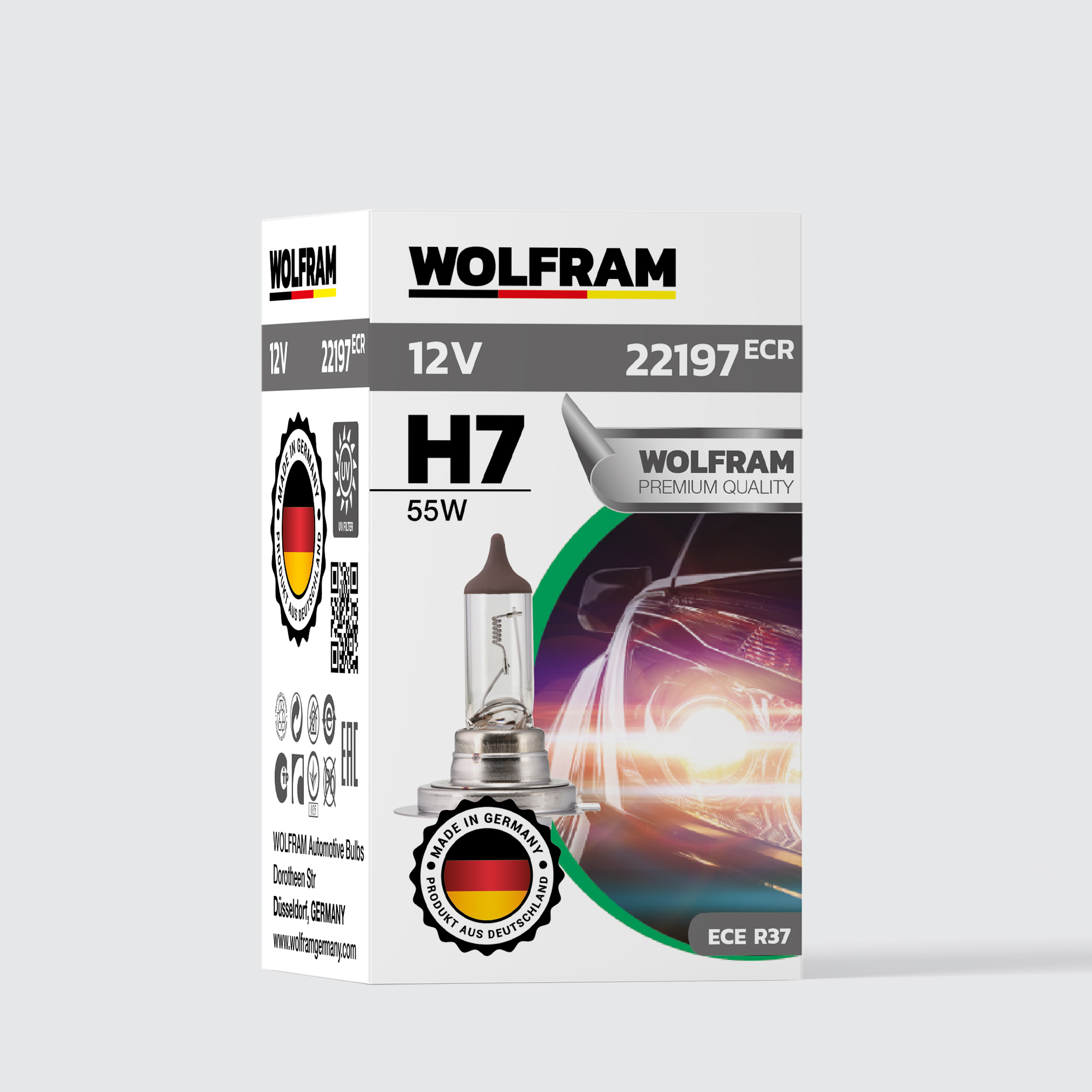 H7 Ampul ECR Standart Işık 12V 55W