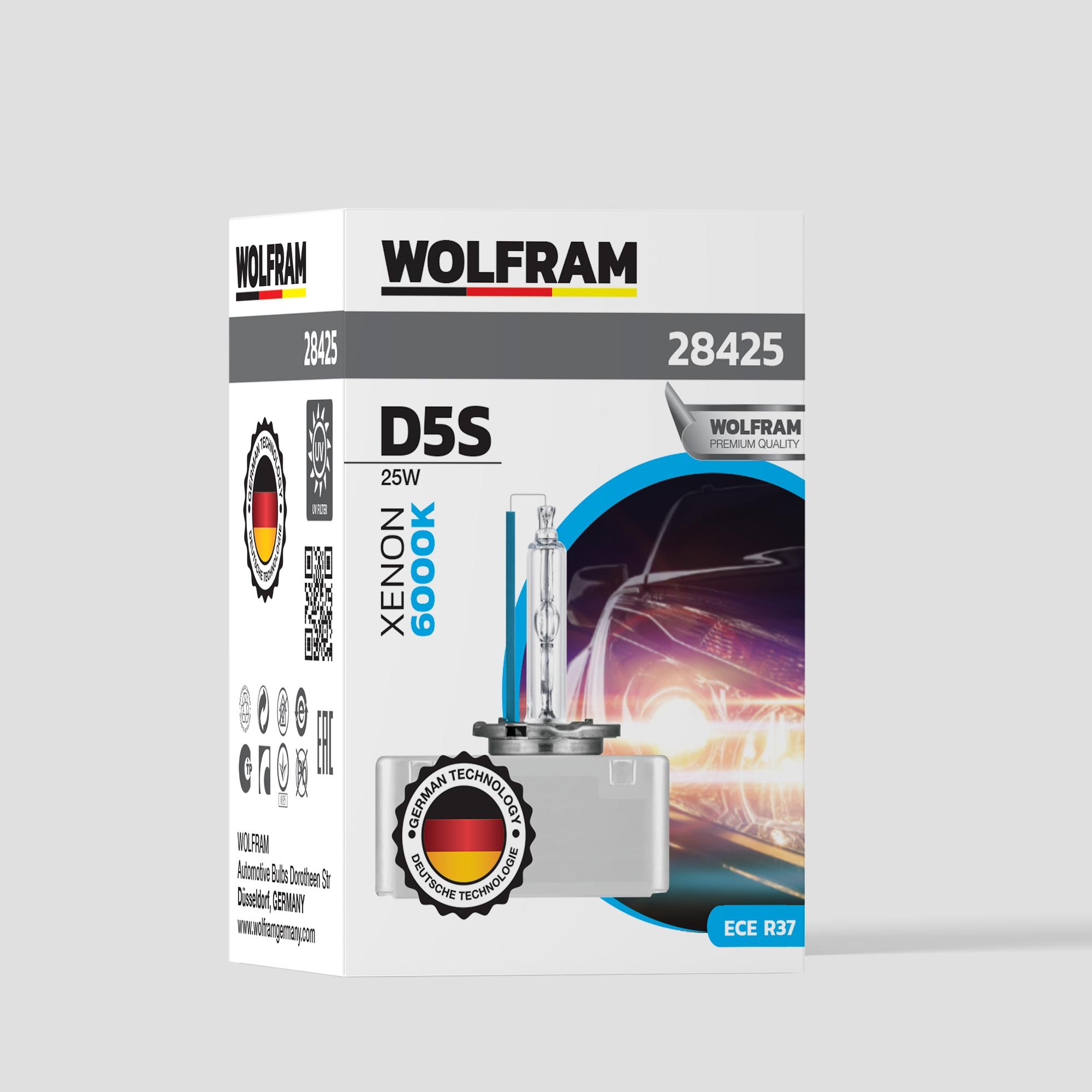 D5S Xenon Ampul Beyaz Işık 12V 25W