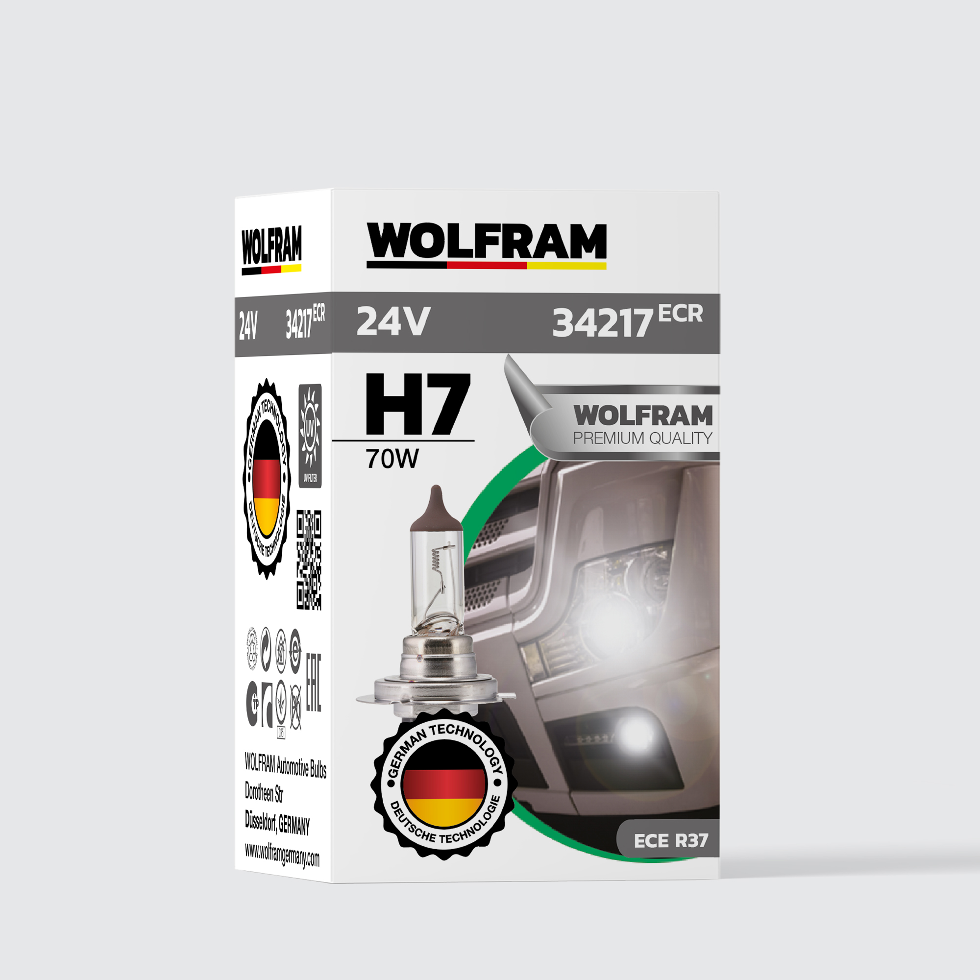 H7 Ampul ECR Standart Işık 24V 70W