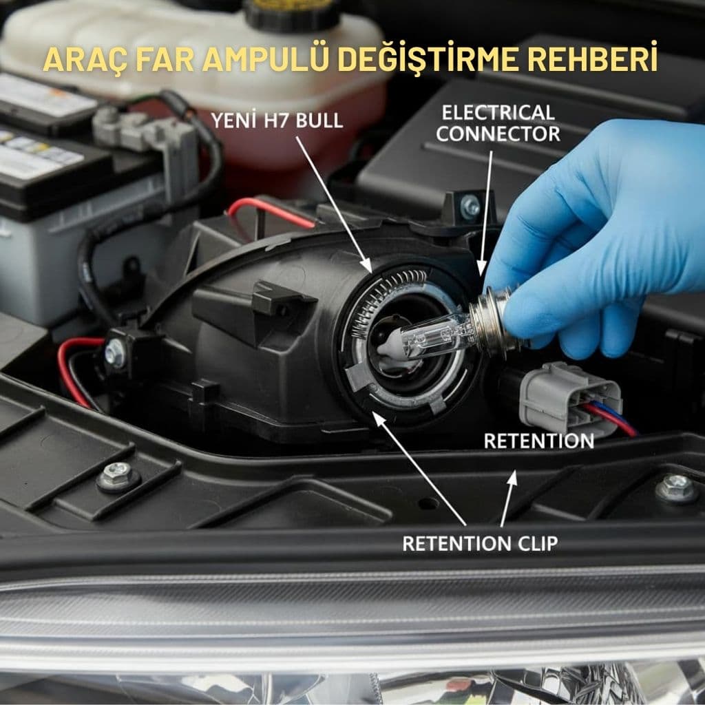Araç Far Ampulü Değiştirme Rehberi 2026